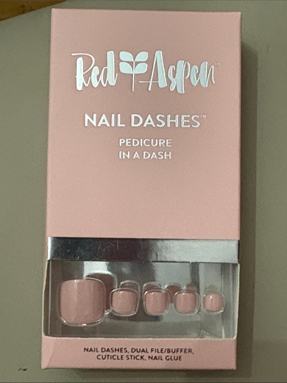 Red Aspen Nail Dashes – Pedicure in a Dash (New in Box)